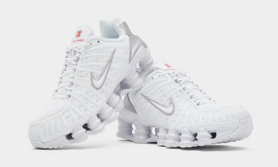 Nike Shox TL Metallic White