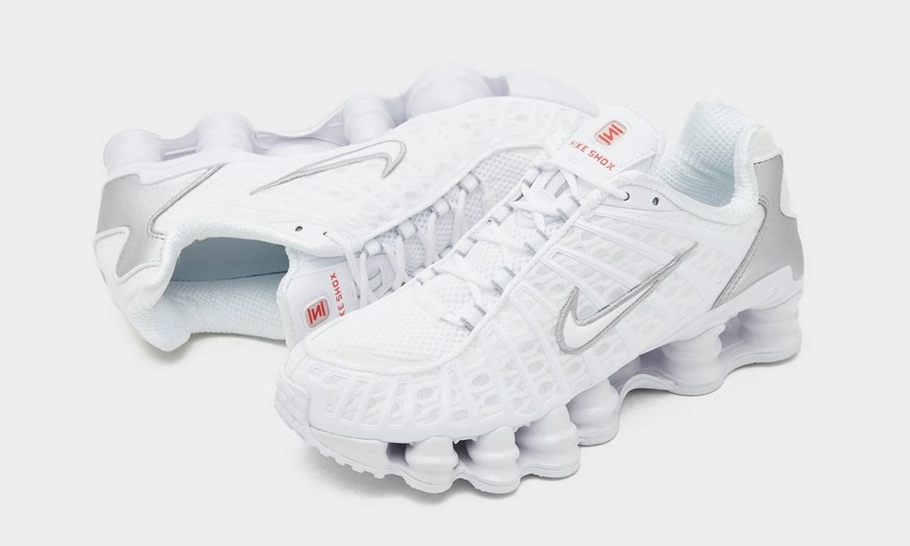 Nike Shox TL Metallic White